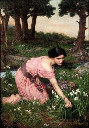 John William Waterhouse Spring Spreads One Green Lap of Flowers Germany oil painting art